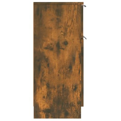 vidaXL Szafka, przydymiony dąb, 30x30x70 cm, materiał drewnopochodny