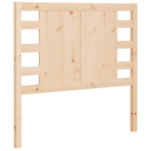 vidaXL Wezgłowie ł&oacute;żka, 96x4x100 cm, lite drewno sosnowe
