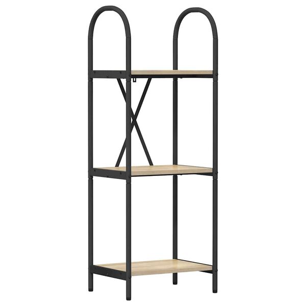 vidaXL P&oacute;łka na książki Dąb Sonoma 40 x 30 x 109 cm