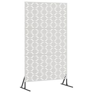 vidaXL Ekran prywatności 100 x 50 x 180 cm Stal nierdzewna srebrny