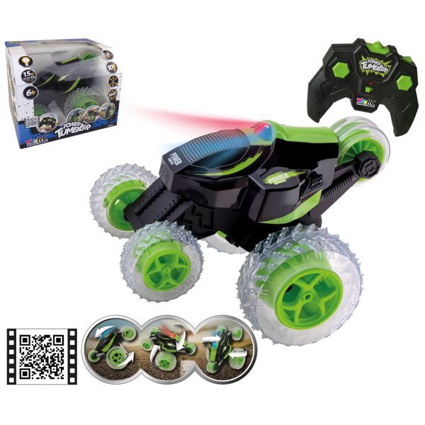 Happy People Samoch&oacute;d zdalnie sterowany Power Tumbler, zielono-czarny