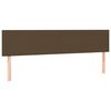 vidaXL Ł&oacute;żko kontynentalne z materacem, brązowe, 180x200 cm, tkanina