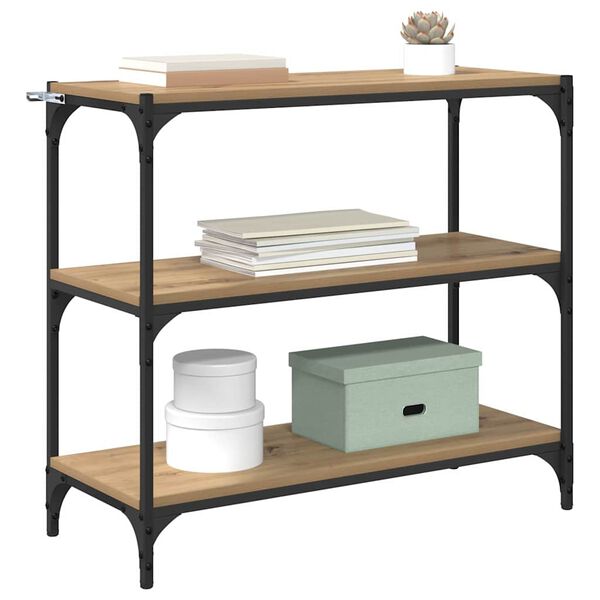 vidaXL Szafka na książki Dąb rzemieślniczy 80 x 33 x 70,5 cm