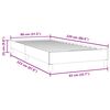 vidaXL Ł&oacute;żko typu Box Spring bez materaca Ciemnoniebieskie 80x220 cm