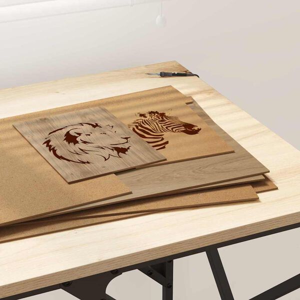 vidaXL Panele dekoracyjne 50 pcs Dąb rzemieślniczy 30 x 42 x 0,27 cm