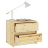 vidaXL Szafki nocne, 2 szt., 40x30,5x35,5 cm, lite drewno jodłowe