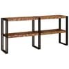 vidaXL Konsola Wielokolorowe 160 x 33 x 75 cm Lite Drewno Recyklingowe
