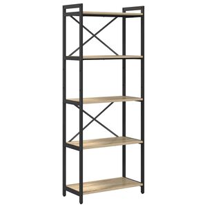 vidaXL P&oacute;łka na książki 60 x 30 x 155 cm Drewno inżynieryjne