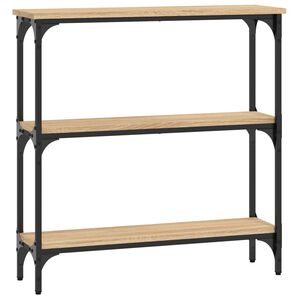 vidaXL Stolik konsolowy Sonoma Oak 75x22,5x75 cm Drewno konstrukcyjne