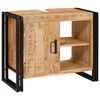 vidaXL Szafka pod umywalkę 71 x 33 x 58 cm Lite drewno mango i żelazo
