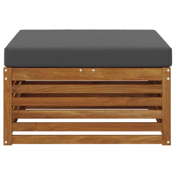 vidaXL Pufa na zewnątrz Lite Drewno Akacji Naturalny