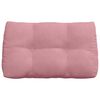 vidaXL Poduszka na plecy R&oacute;żowy 80 x 24 x 50 cm Aksamit