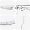 vidaXL Rama markizy Ze LED Lights Biały 350 x 250 cm Aluminium