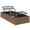 vidaXL Elektro Regulowany Stelaż Ł&oacute;żka Brązowy 200 x 80 x 33,5 cm Stal