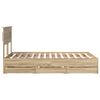 vidaXL Ramka ł&oacute;żka Dąb Sonoma 120 x 200 cm Drewno inżynieryjne