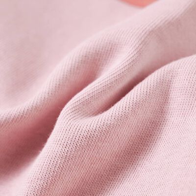 Bluza dziecięca z blokami kolorów, różowa, 92