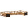 vidaXL Zestawy sof 10 pcs Lite Drewno Akacji