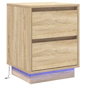 vidaXL Szafka Nocna Dąb Sonoma 39 x 34,5 x 50 cm Drewno inżynieryjne