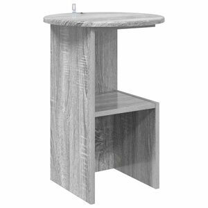 vidaXL Stolik boczny Szary Sonoma &Oslash; 39,5 x 55 cm Drewno inżynieryjne