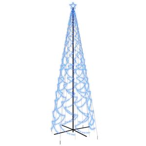 vidaXL Choinka stożkowa, 1400 niebieskich diod LED, 160x500 cm