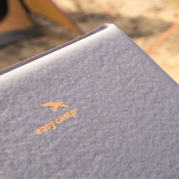 Easy Camp Mata samopompująca Siesta, podwójna, 10 cm, szara