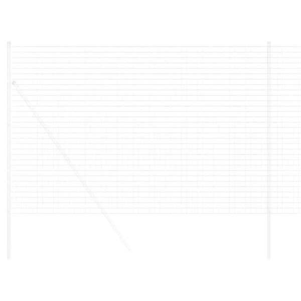 vidaXL Ogrodzenie Euro 1,6 x 10 m Żelazo pokryte PVC