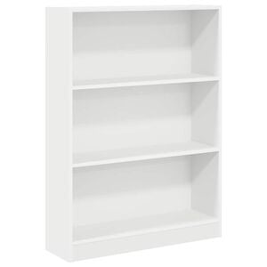 vidaXL Regał, biały, 80x24x109 cm, materiał drewnopochodny