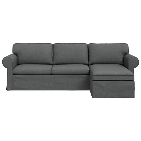 vidaXL Sofa Ciemnoszary