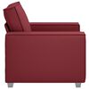 vidaXL Sofa Czerwone wino 99 x 78 x 84 cm tkanina