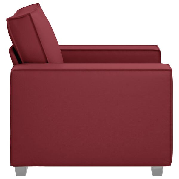 vidaXL Sofa Czerwone wino 99 x 78 x 84 cm tkanina