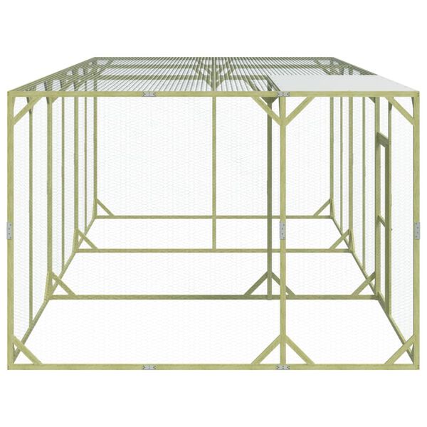 vidaXL Klatka dla kurcząt, 600x300x200 cm, impregnowane drewno sosnowe