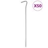 vidaXL Śledzie do namiotu, 50 szt., 23 cm, &Oslash;5 mm, stal galwanizowana