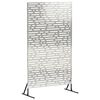 vidaXL Ekran prywatności 100 x 50 x 180 cm Stal nierdzewna srebrny