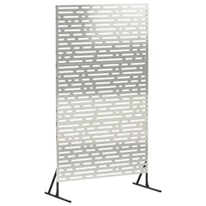 vidaXL Ekran prywatności 100 x 50 x 180 cm Stal nierdzewna srebrny