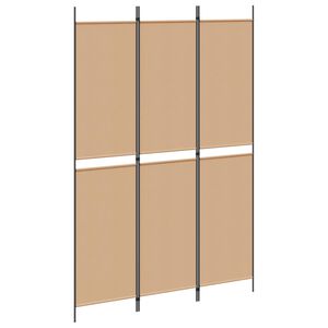 vidaXL 3-panelowy parawan Beżowy 150 x 220 cm tkanina