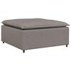 vidaXL Modułowy podn&oacute;żek do sofy Taupe 100x100x48 cm