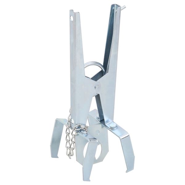 vidaXL Pułapki na krety, 4 szt., srebrne, galwanizowana stal