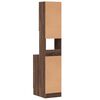 vidaXL Szafka kuchenna, brązowy dąb, 35x50x180 cm