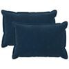vidaXL Poszewka na poduszkę 2 pcs HOUTEN niebieski 30 x 50 cm