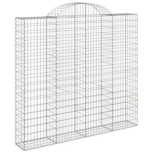 vidaXL Łukowaty kosz gabionowy 200x50x180/200 cm, galwanizowane żelazo