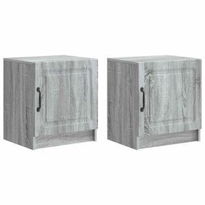 vidaXL Szafka Nocna 2 pcs Szary Sonoma 43 x 34,5 x 47 cm