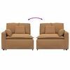 vidaXL Modułowy podłokietnik sofy modułowej z poduszkami beżowy 100 cm
