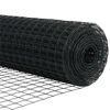 vidaXL Ogrodzenie Euro Szary 0.6 x 25 m Żelazo pokryte PVC