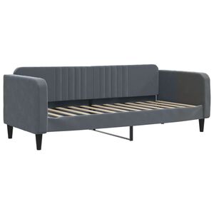 vidaXL Sofa z funkcją spania, ciemnoszara, 80x200 cm, aksamitna