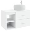 vidaXL Zestaw mebli łazienkowych 2 pcs Biały Drewno inżynieryjne