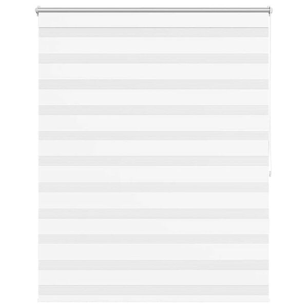 vidaXL Roleta Zebra 140,9x175 cm Szerokość materiału 136,7 cm biała