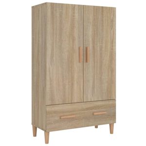 vidaXL Wysoka szafka, dąb sonoma 70x31x115 cm, materiał drewnopochodny