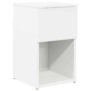 vidaXL Szafka pod ł&oacute;żko Biały 29 x 31,5 x 49 cm Drewno inżynieryjne