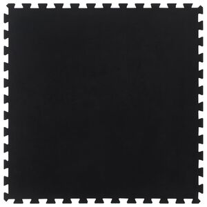 vidaXL Podłogowa mata gumowa, czarna, 12 mm, 100x100 cm