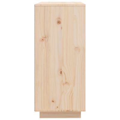 vidaXL Szafka, 60x35x80 cm, lite drewno sosnowe